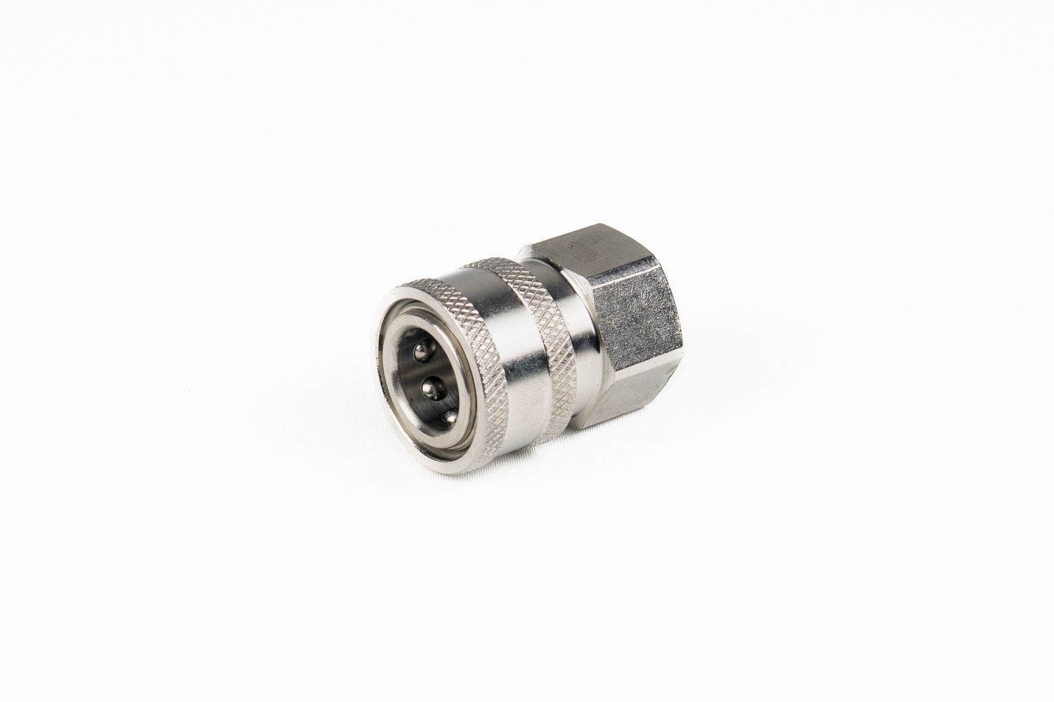 Quick Coupler - Stainless Steel - Socket, Size: 3/8", Thread: FPT