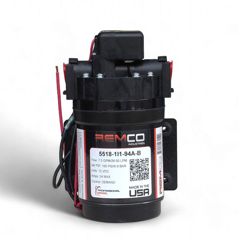 12V Pump - 100 PSI @ 7 GPM | Remco