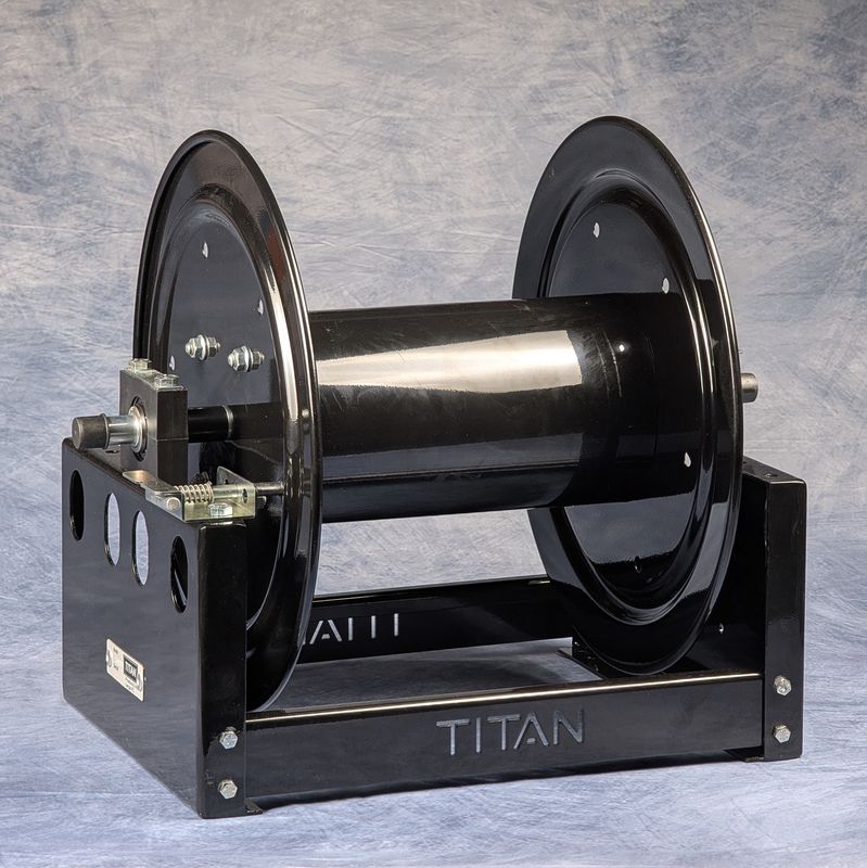 Hose Reel - 12" - Manual - Powder Coated