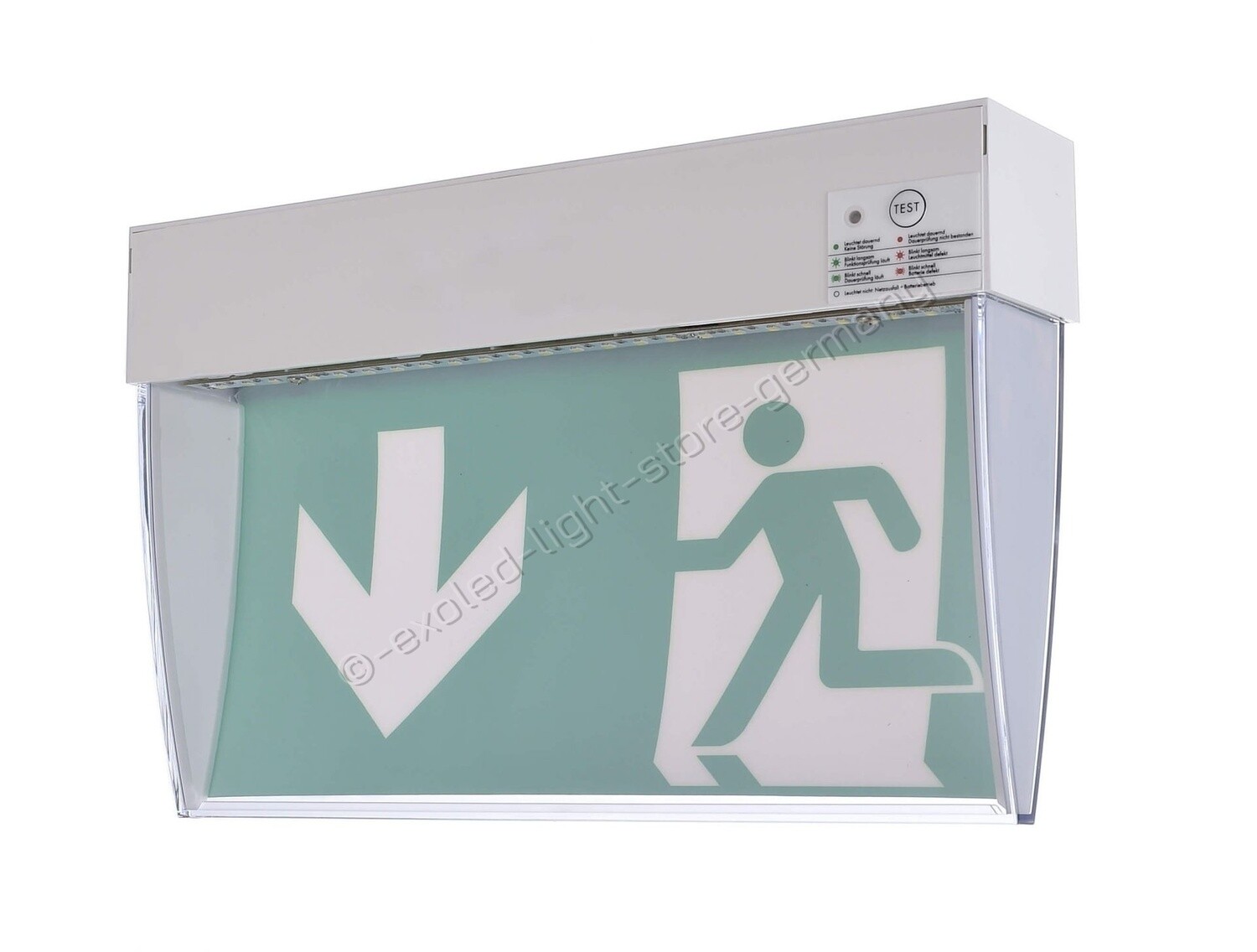 ExoNOT 3W - Notaufbauleuchte, - 4500 K, Weiß, 230 V/AC, 50 / 60 Hz