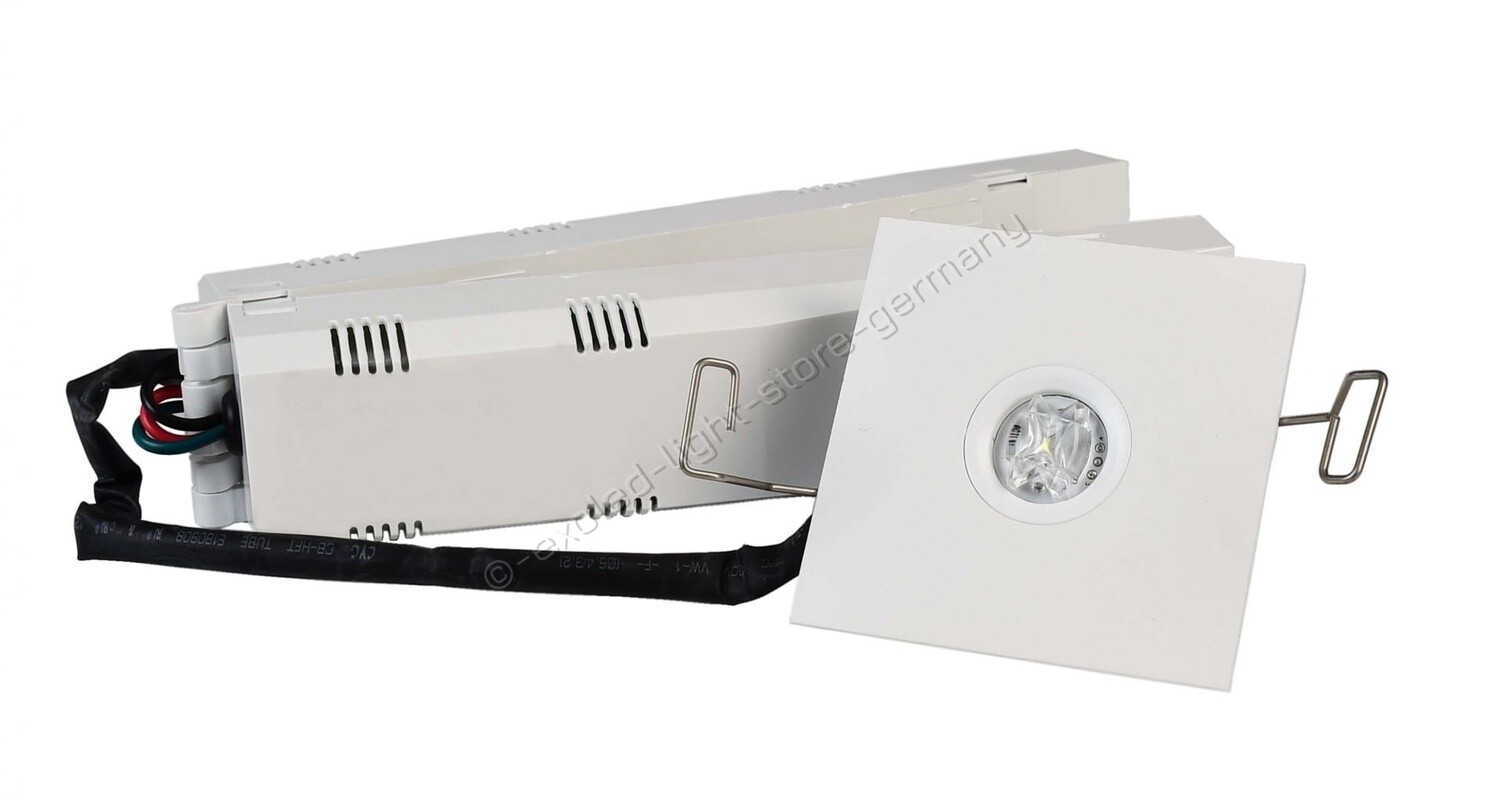 ExoNot 1W Noteinbauleuchte -4500 K, Weiß, 230 V/AC, 50 / 60 Hz
