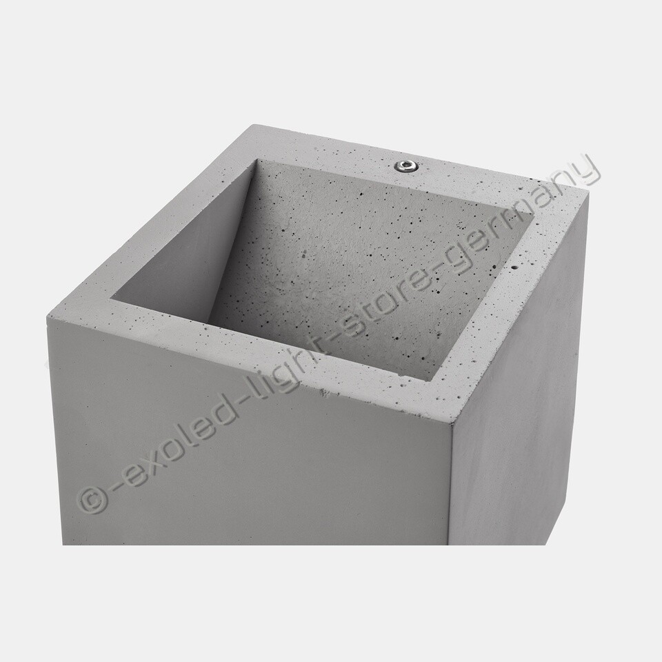 9,3W Beton-LED-Wandleuchte ExoKubusled 3000K - 365lm - IP66