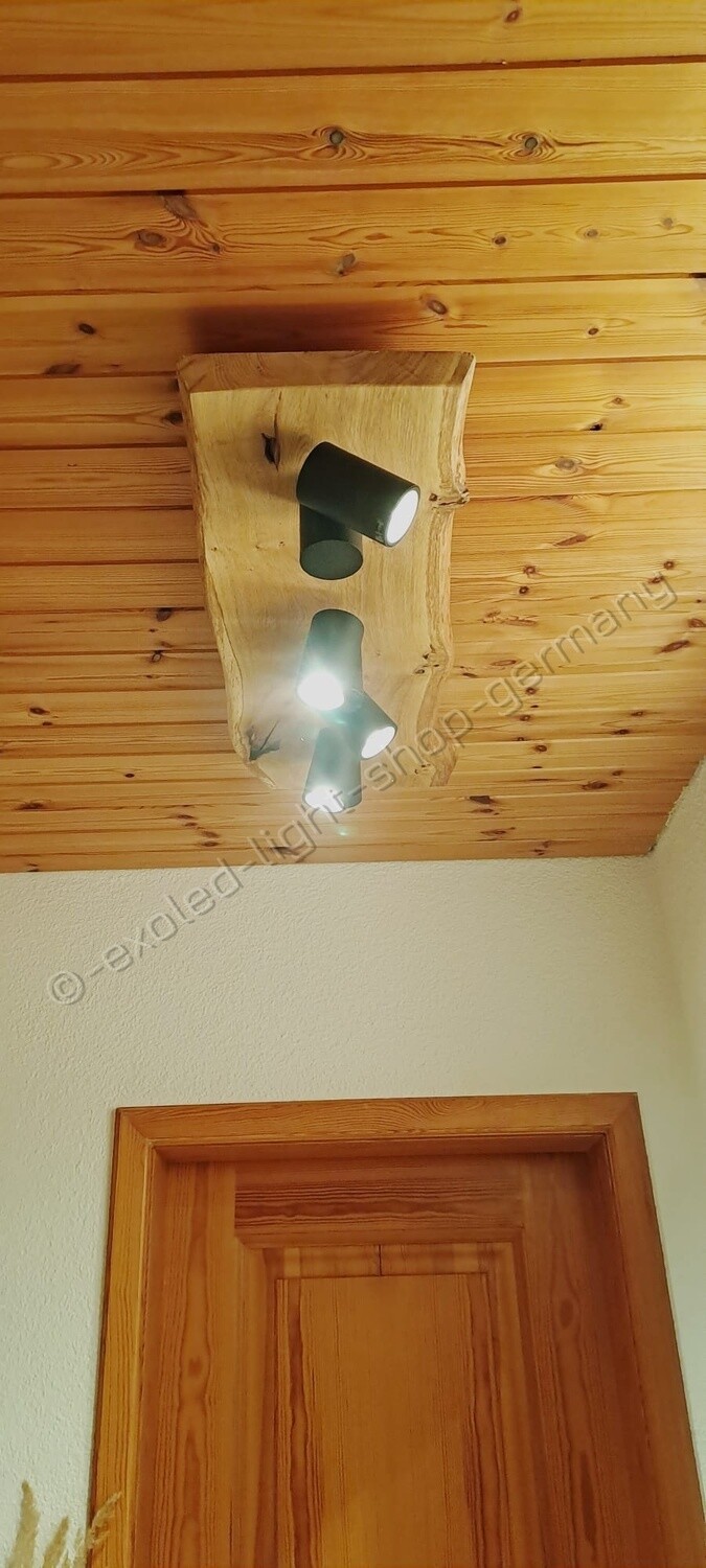ExoWood-DL01-Deckenleuchte massiv-Eiche-nach Kunden-Auftrag-gerfertigt.