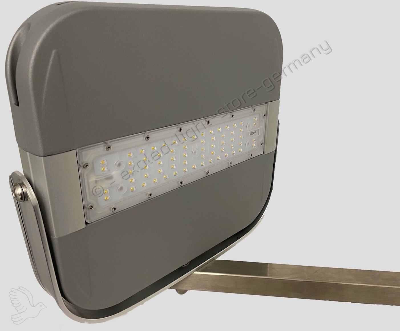 EXOOUT-6.2
Werbestrahler-Set-60W
LED, IP65, flood (4000K) 7500lm 
incl. 60cm-V2A-Ausleger.