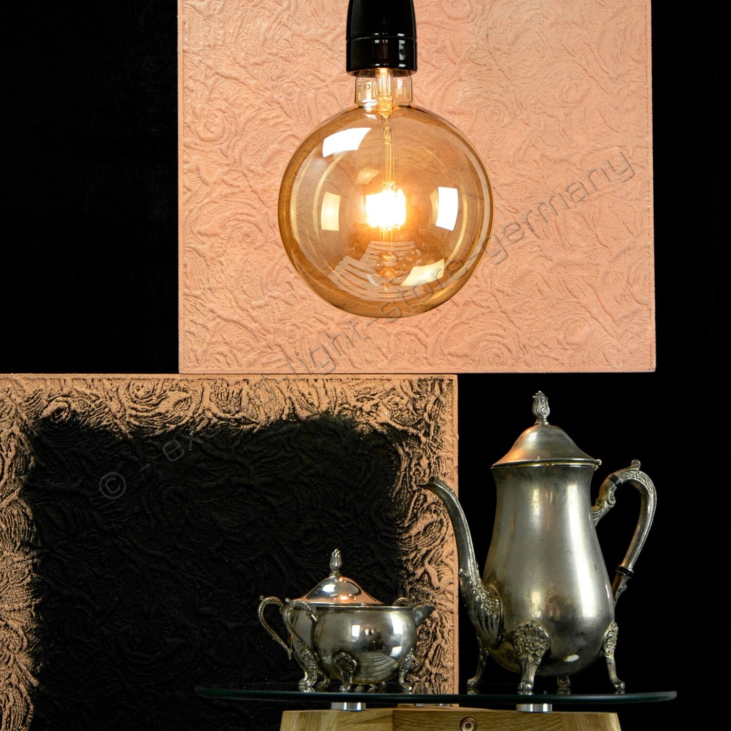 Paulmann Pendelleuchte Mit E27 Fassung & 2m Stoffkabel – In Gold/Alabaster, Klassisches Design