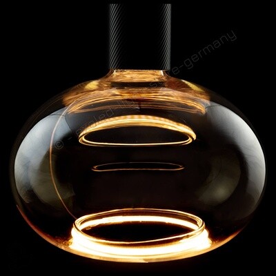 LED Floating Oval 200 gold—300lm—4,5W.—2200K.—E27