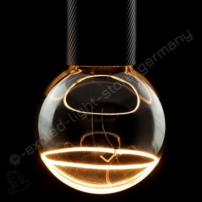 LED Illusion Globe 95 smokey bottom—350lm—5W.—2200K.—E27