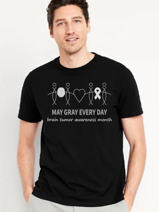 May Gray Mens Tshirt
