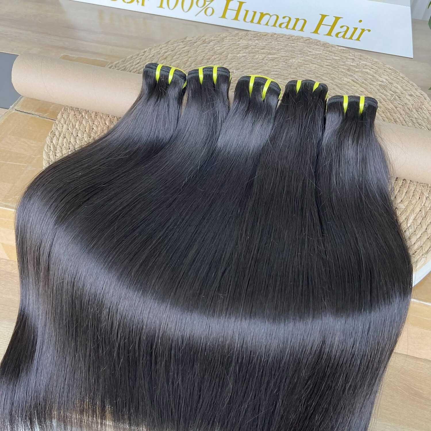 Human hair bundles