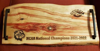 UGA 2021 NATIONAL CHAMPION BOARD