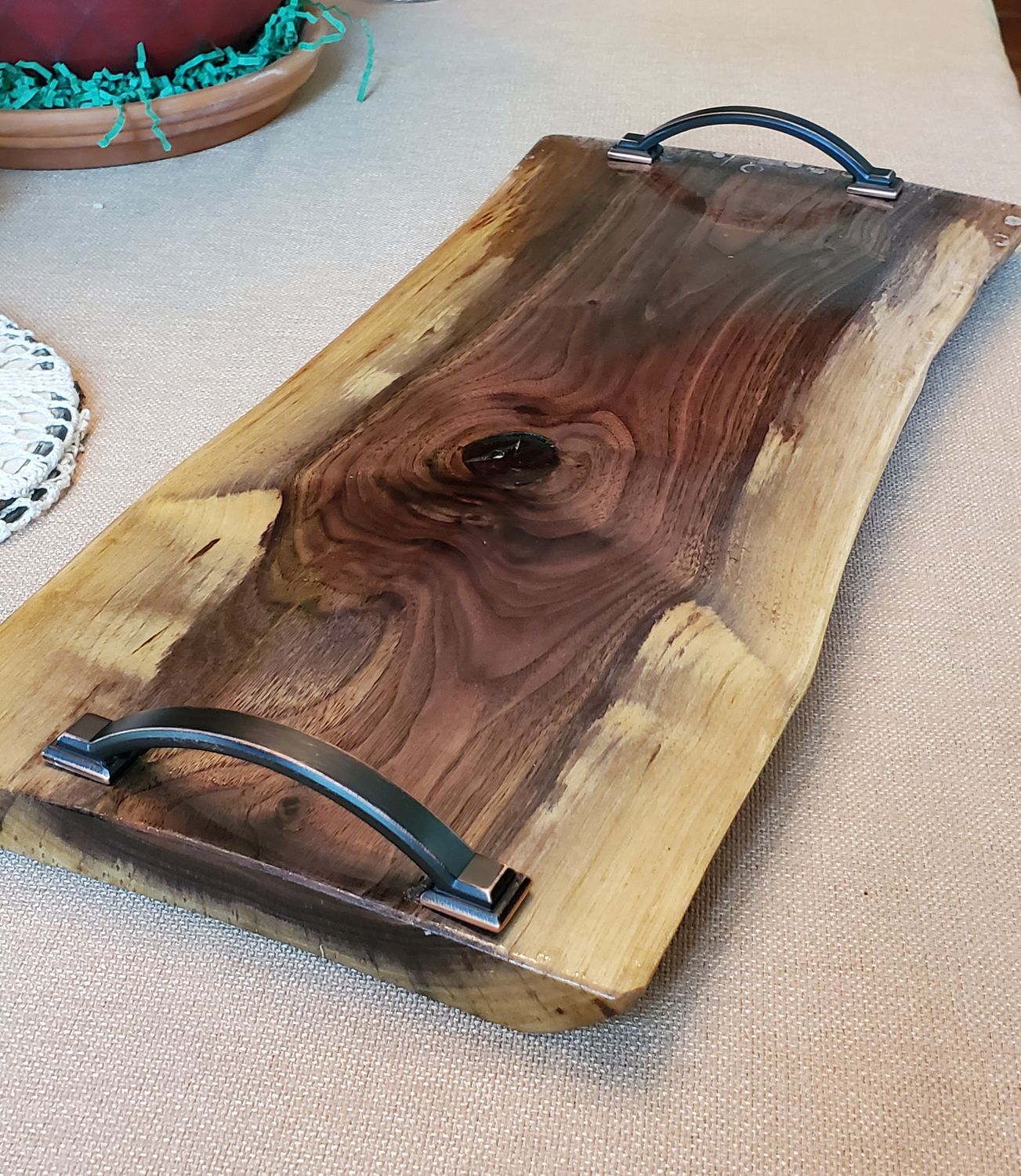 WALNUT CHARCUTERIE BOARD