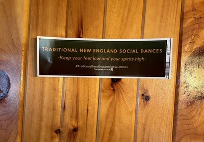 Traditional NE Social Dances Bumper Sticker