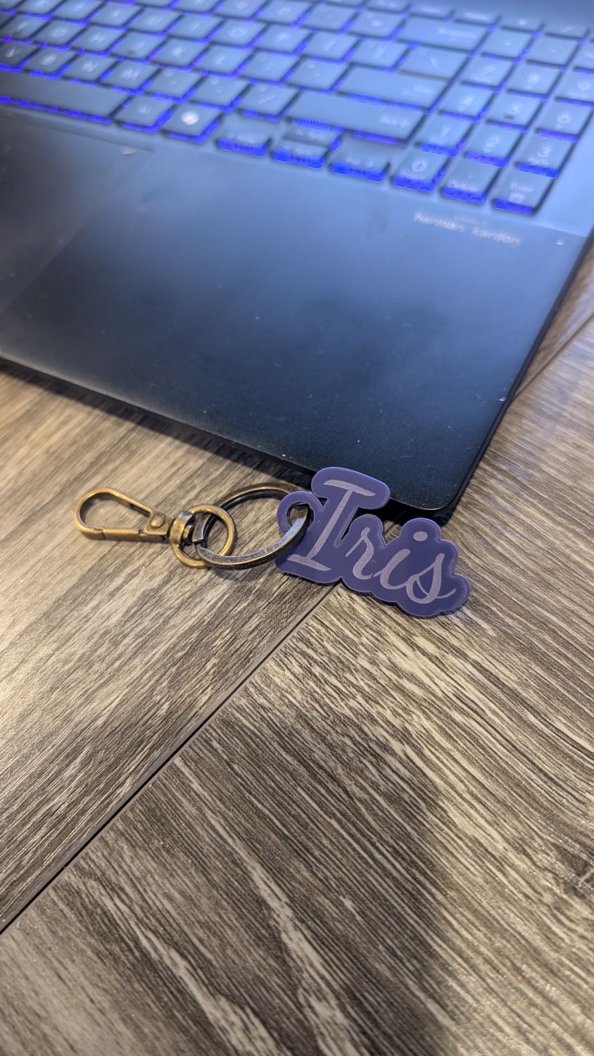 Acrylic keychain