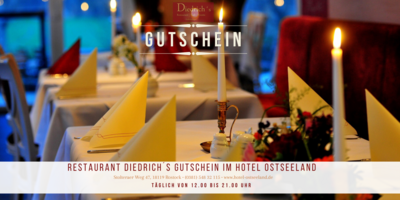Gutschein Restaurant Diedrich‘s