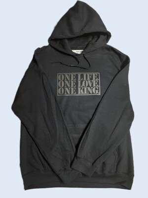 &quot;1L1L1K Logo&quot; BLACK HOODIE