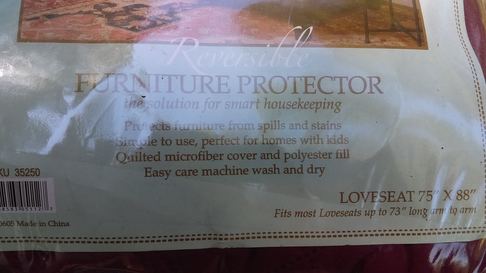 LOVE SEAT FURNITURE COVER