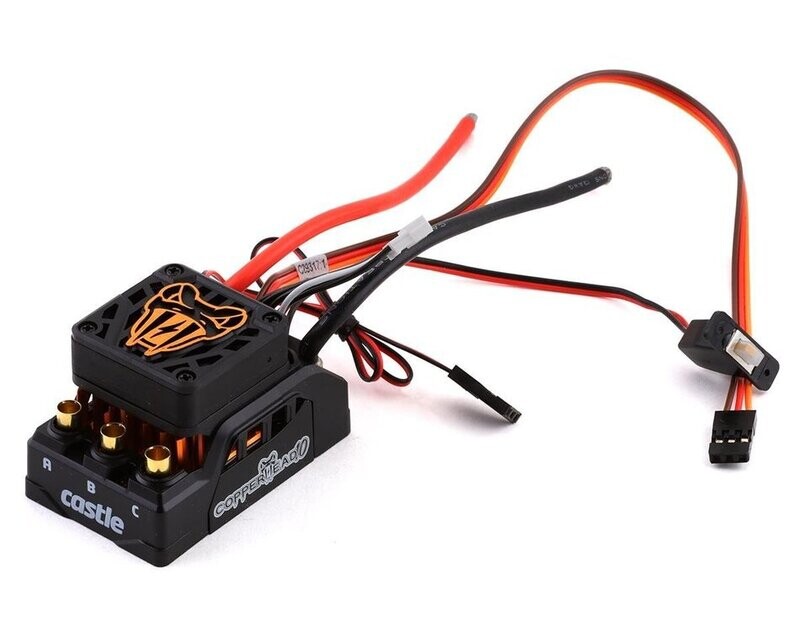 CSE010-0166-00 Castle Creations Copperhead 1/10 Waterproof 1/10 Scale Sensored Brushless ESC