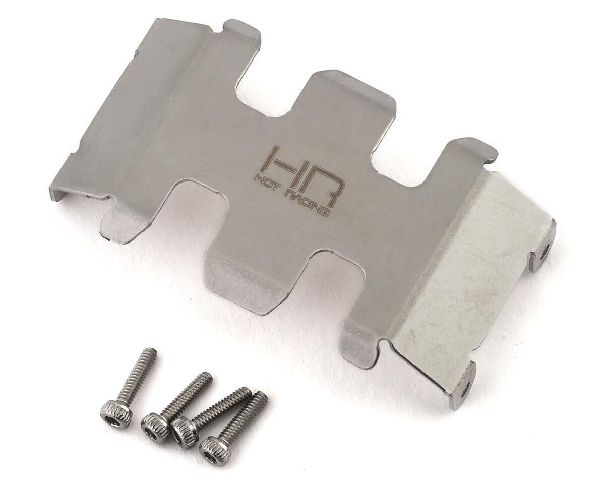 HRASXTF332C Hot Racing Axial SCX24 Stainless Steel Center Belly Skid Plate