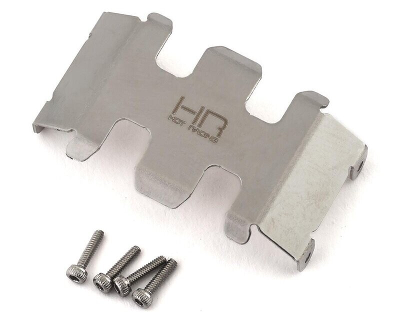 HRASXTF332C Hot Racing Axial SCX24 Stainless Steel Center Belly Skid Plate
