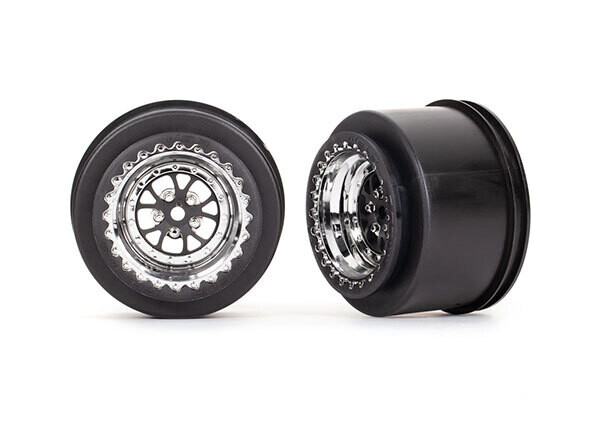 9473R - Wheels, Weld chrome with black (rear) (2)