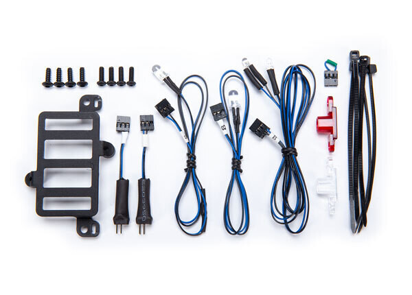 8893 - Installation kit, Pro Scale® Advanced Lighting Control System, TRX-4® Mercedes-Benz® G 500® &amp; G 63® (includes mount, rear bumper lens, turn signal, reverse light &amp; fog light harnesses, hardware