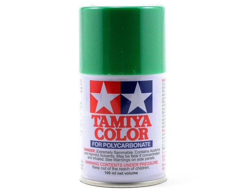 TAM86025 Tamiya PS-25 Bright Green Lexan Spray Paint (100ml)