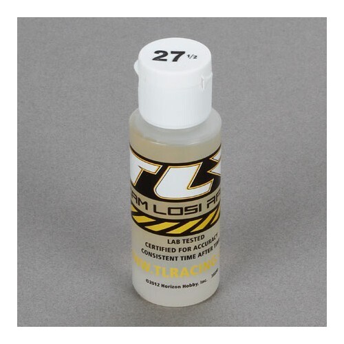 TLR74005 SILICONE SHOCK OIL, 27.5WT, 294CST, 2OZ