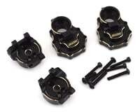 TRX4-4464C2 Samix TRX-4 Brass Rear Portal Drive Housing &amp; Rear Hub Carrier Set (Black)