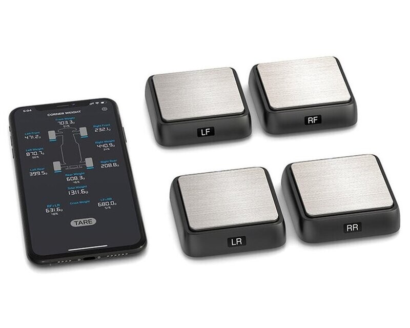 SKY-500015-01 SkyRC Corner Weight Scale System w/4 Scales &amp; Display Hub