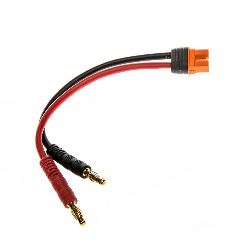 SPMXCA315 Adapter: IC3 Battery / 4mm Male Bullets 6&quot; 13AWG
