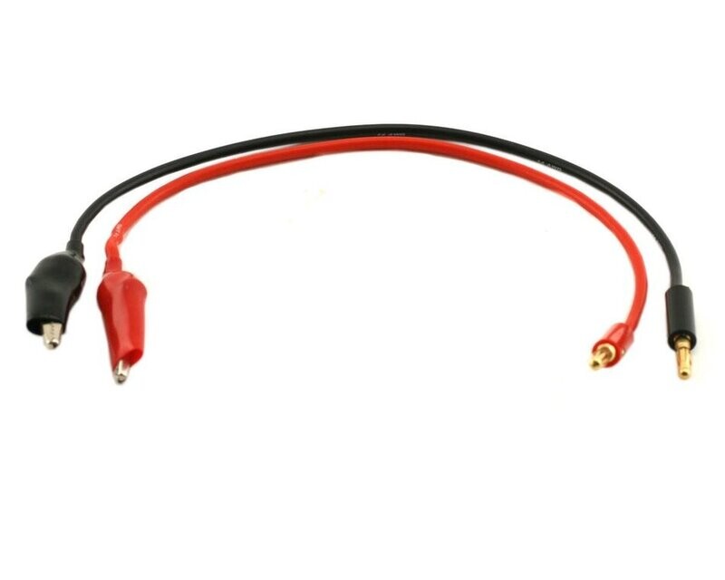 PTK-5217 ProTek RC Heavy Duty (14awg) Charge Lead (Alligator Clips to 4mm Banana Plugs)