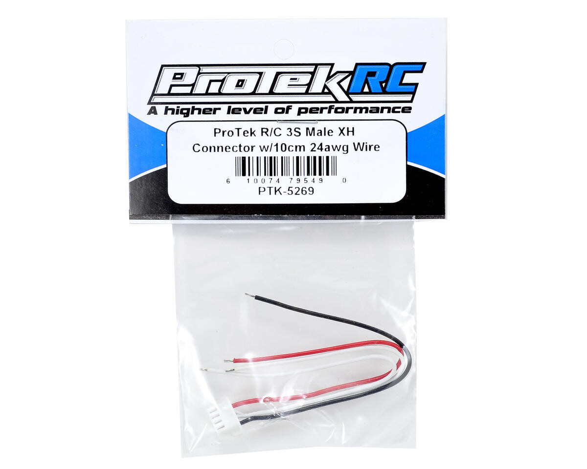 PTK-5269 ProTek RC 3S Male XH Balance Connector w/10cm 24awg Wire