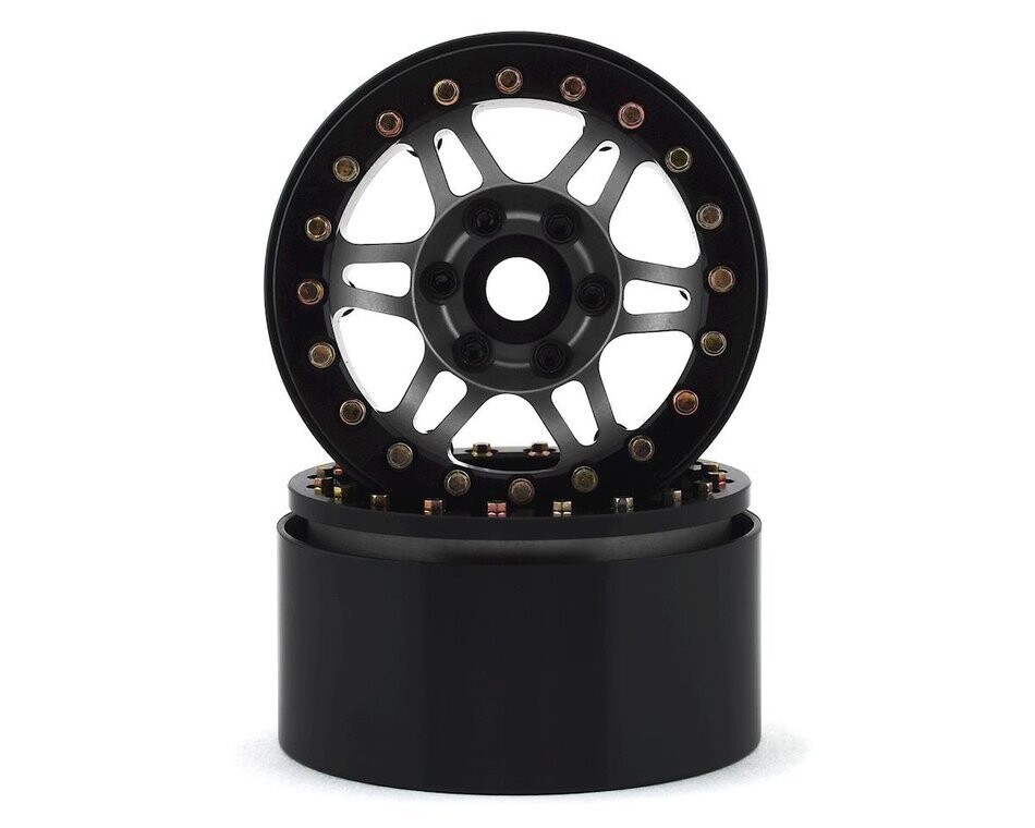 SSD00386 SSD RC 1.9&quot; Prospect Beadlock Wheels (Grey) (2)