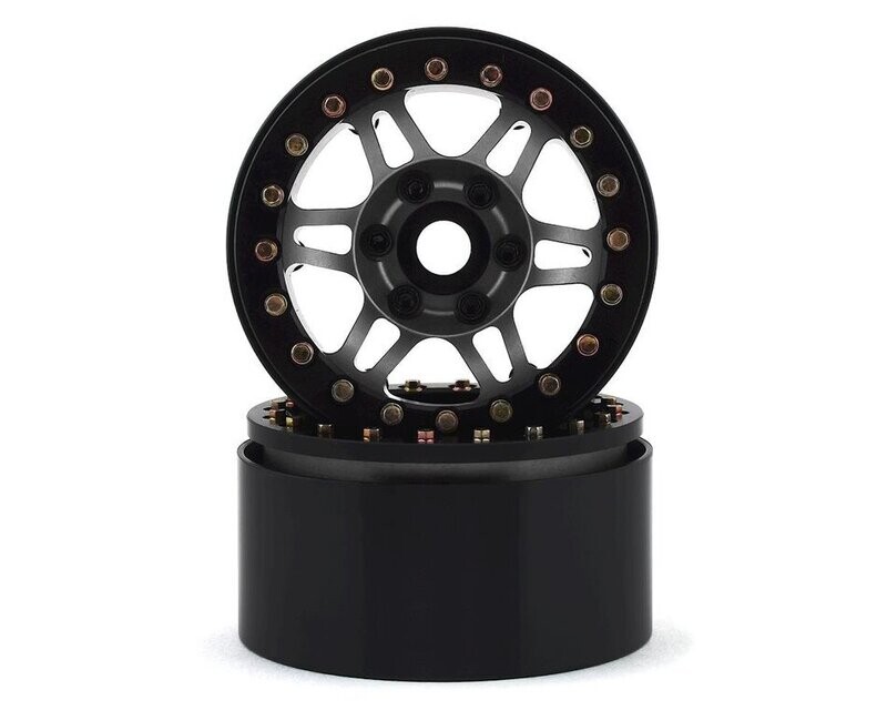 SSD00386 SSD RC 1.9&quot; Prospect Beadlock Wheels (Grey) (2)