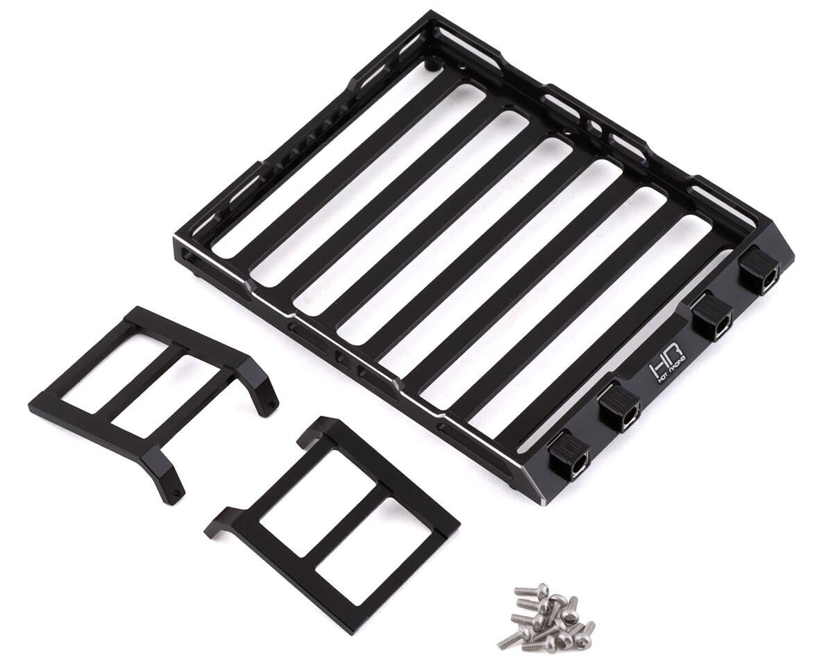 HRASXTF282RR Hot Racing Axial CX24 Jeep Aluminum Roof Rack w/Light Pods