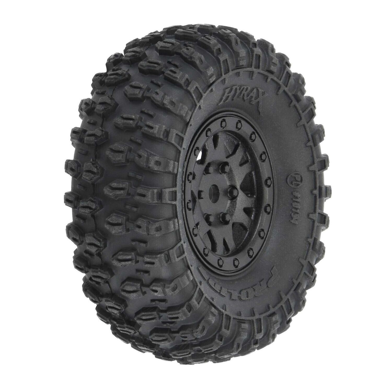 PRO1019410  Proline 1/24 Hyrax Front/Rear 1.0&quot; Tires Mounted 7mm Black Impulse (4)
