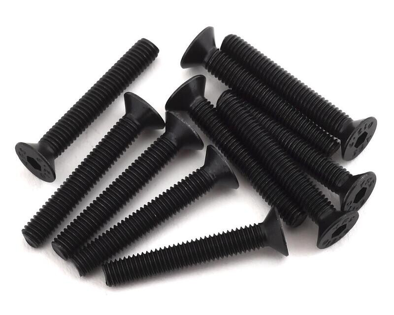 PTK-H-2209 ProTek RC 3x20mm &quot;High Strength&quot; Flat Head Screws (10)