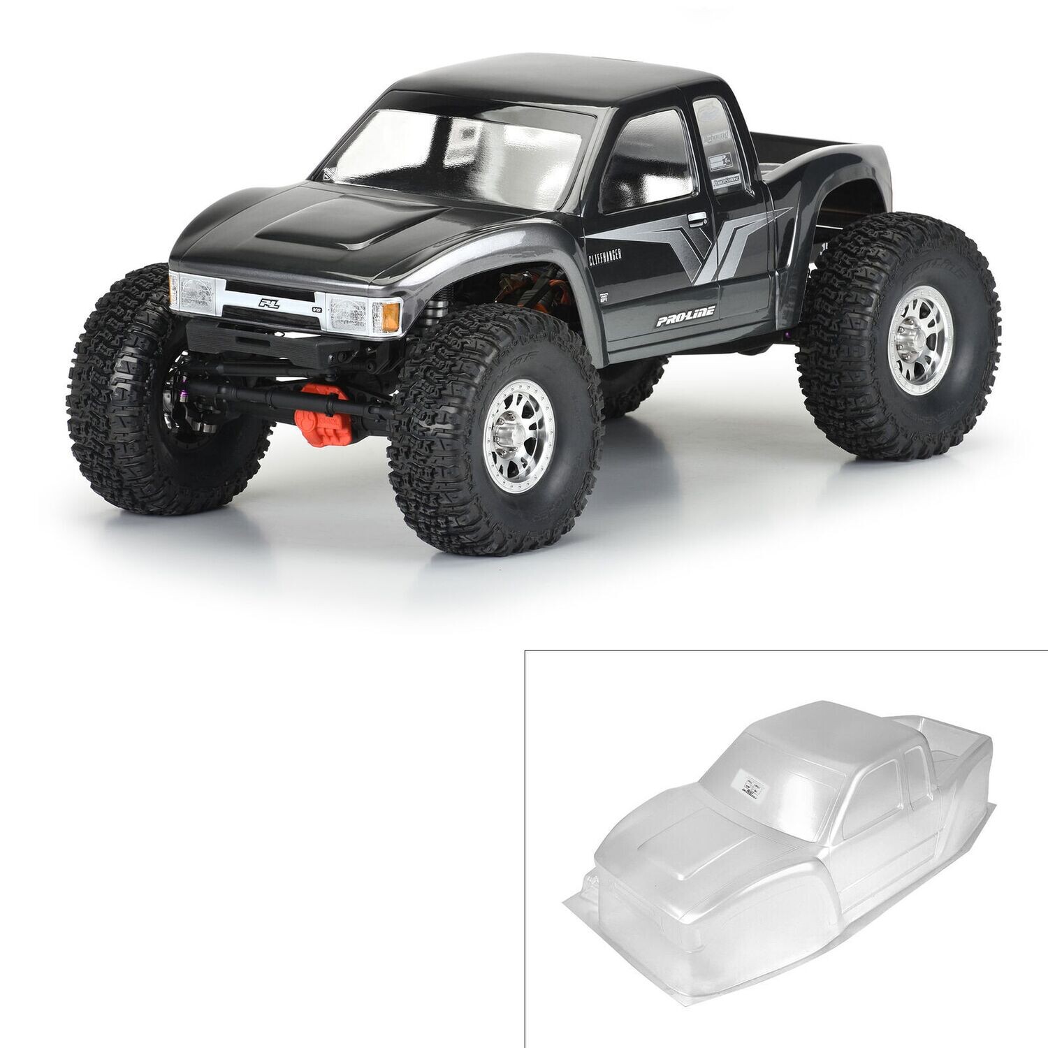 PRO3566-00  Cliffhanger HP Clear Body 12.3 (313mm) WB Crawler