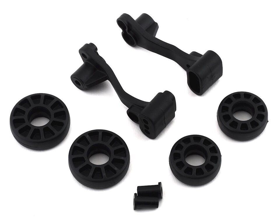 ASC71070 Team Associated DR10 Wheelie Bar Wheels &amp; Mount