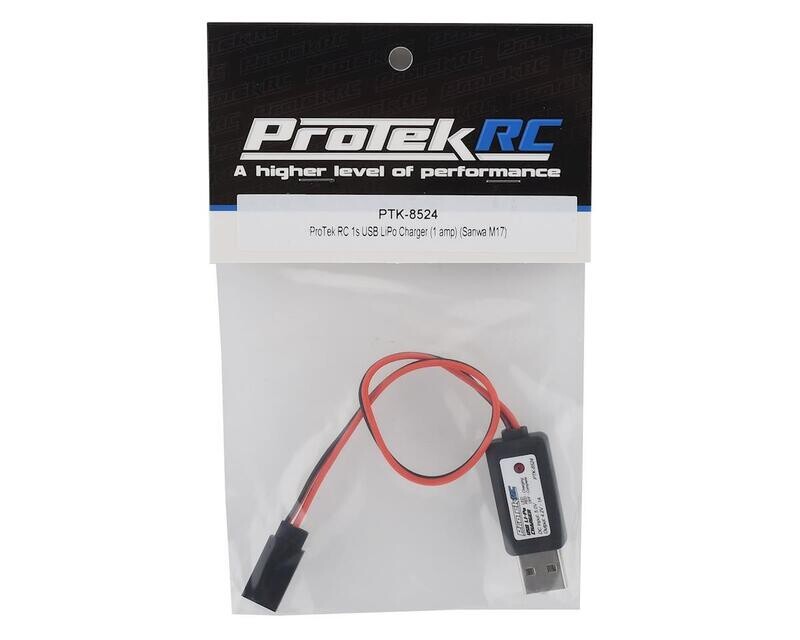 PTK-8524 ProTek RC 1S USB LiPo Charger (1 Amp) (Sanwa M17 &amp; MT44)