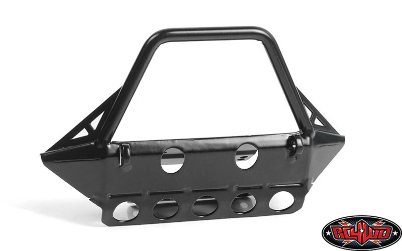 RC4VVVC1075 Rough Stuff Metal Front Bumper for Axial 1/10 SCX10 III Jeep (Gladiator/Wrangler)