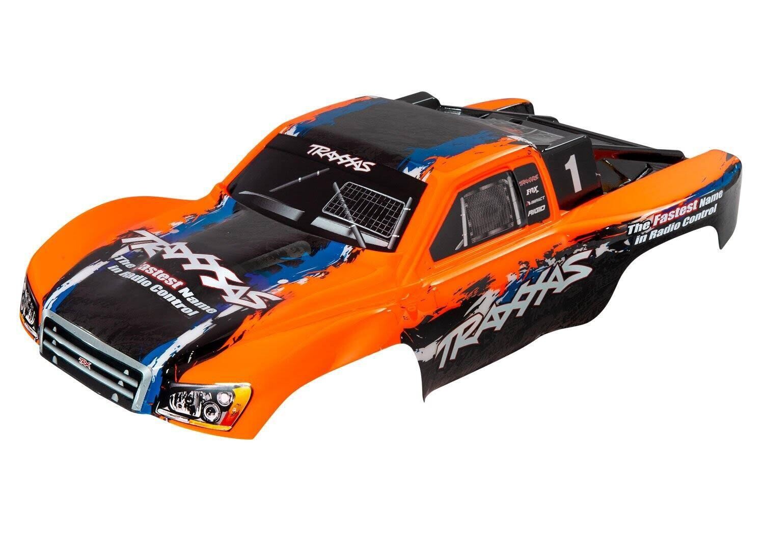 5850  Body, Slash 4X4, orange (painted, decals applied)