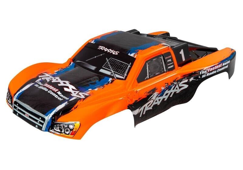 5850  Body, Slash 4X4, orange (painted, decals applied)