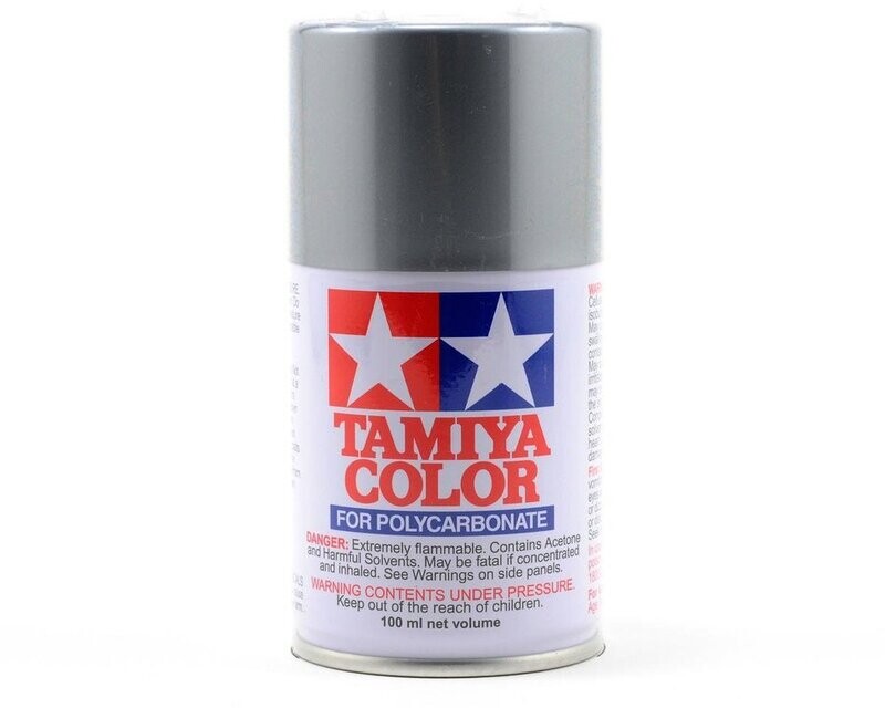 TAM86012 Tamiya PS-12 Silver Lexan Spray Paint (100ml)