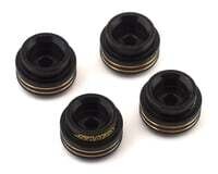 SAMSCX3-4047  Samix SCX10 III Brass Shock Spring Cups (Black) (4)