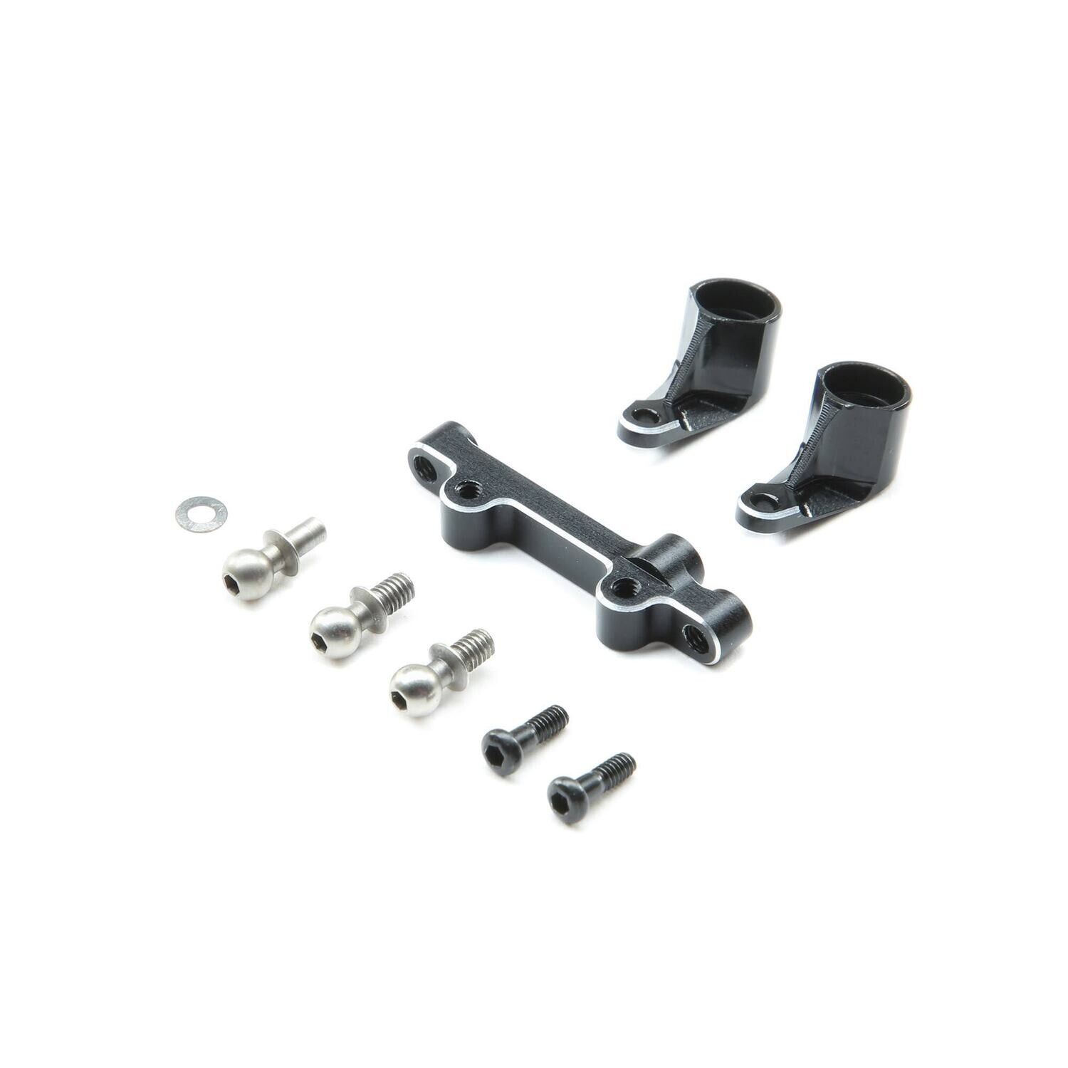 LOS311002 Bellcranks and Drag Link, Alumimum: Mini-T 2.0