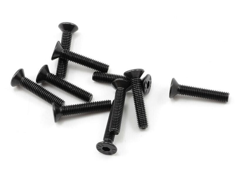 PTK-H-2207 ProTek RC 3x16mm &quot;High Strength&quot; Flat Head Screws (10)