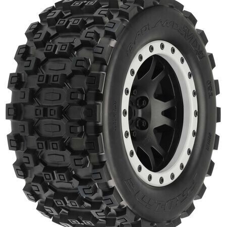 PRO1013113 Six Pack X Belted Mounted Tires, 24mm Black (2)