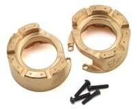 HRATRXF21HKW Hot Racing Traxxas TRX-4 Brass Heavy Metal Knuckle Weight (2)