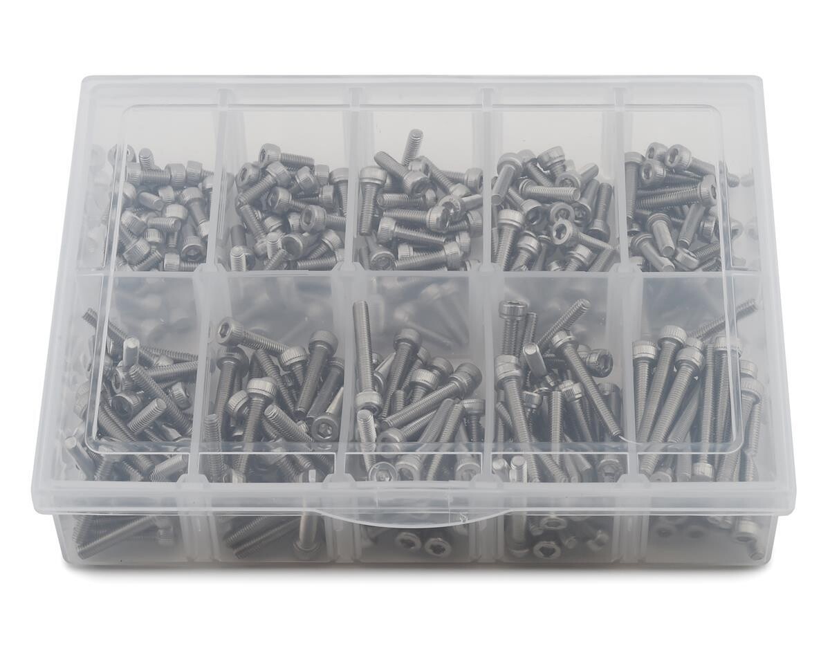 SAMSS-2005  Stainless Steel M3 Screw Set w/Plastic Box (300)